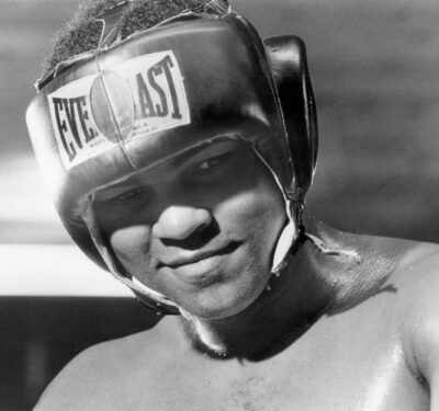 Muhammad Ali at his Deer Lake training camp in 1978.