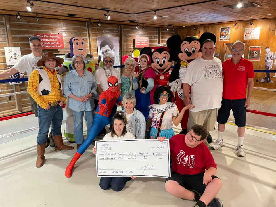 Disney Characters Raise Money for Local Charity