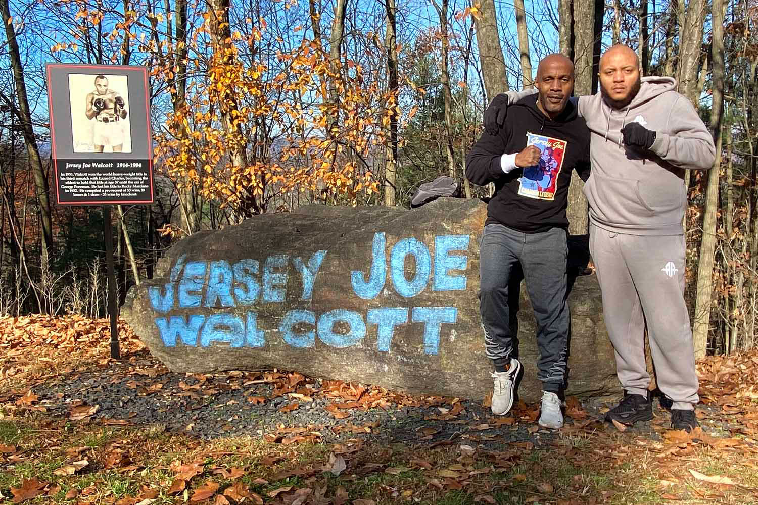 Jersey Joe Walcott Grandsons Visit Camp